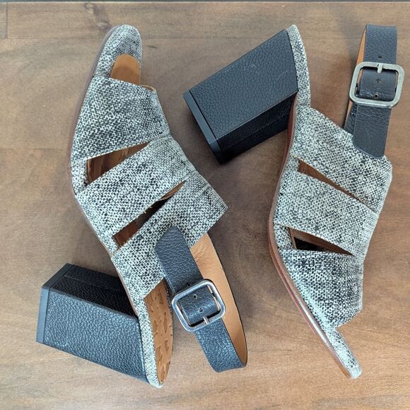 Chie Mihara Snake Whimsigoth Witchy Feminine Preppy Block Heels 37 - Picture 7 of 8